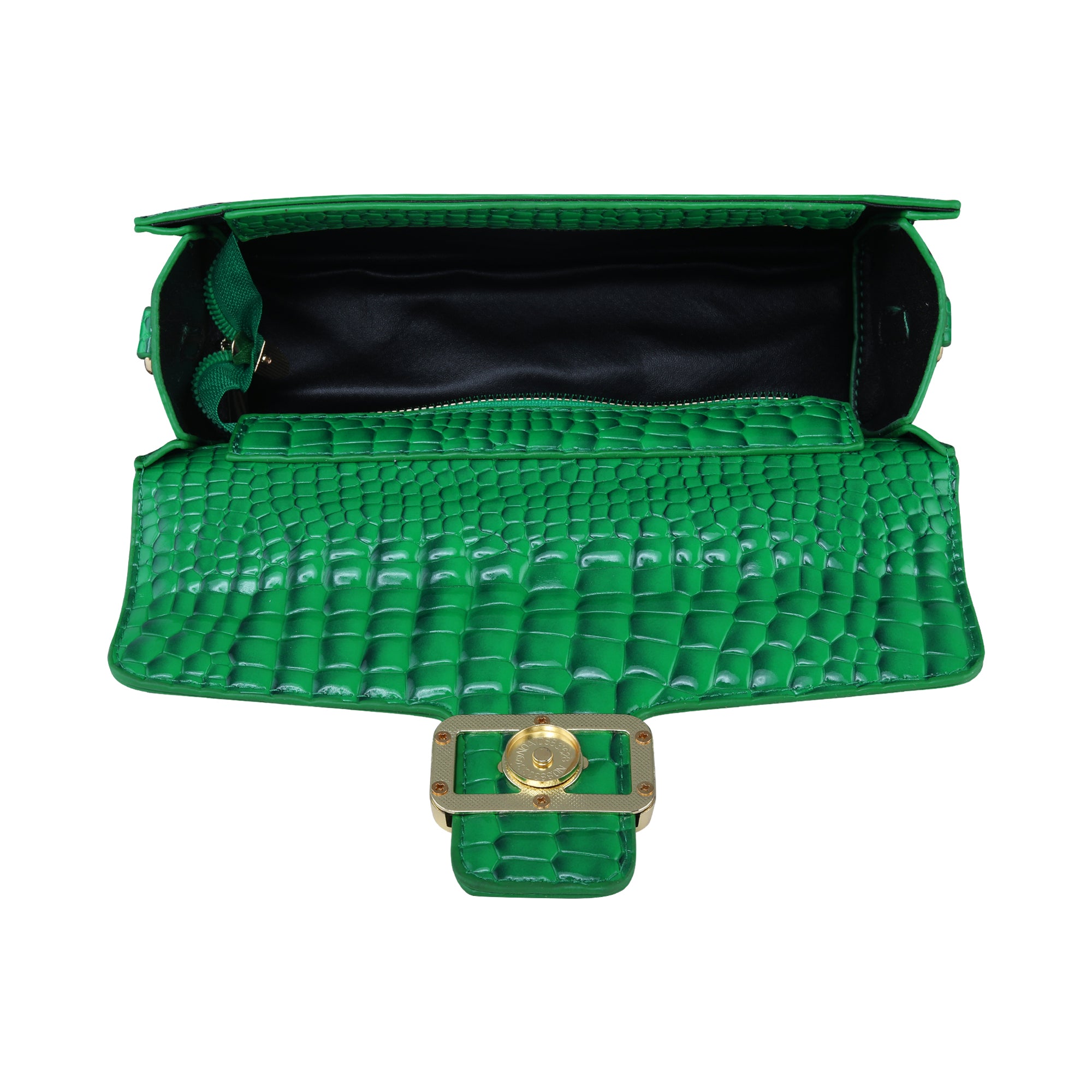 Crocodile Print Luxury Handbag