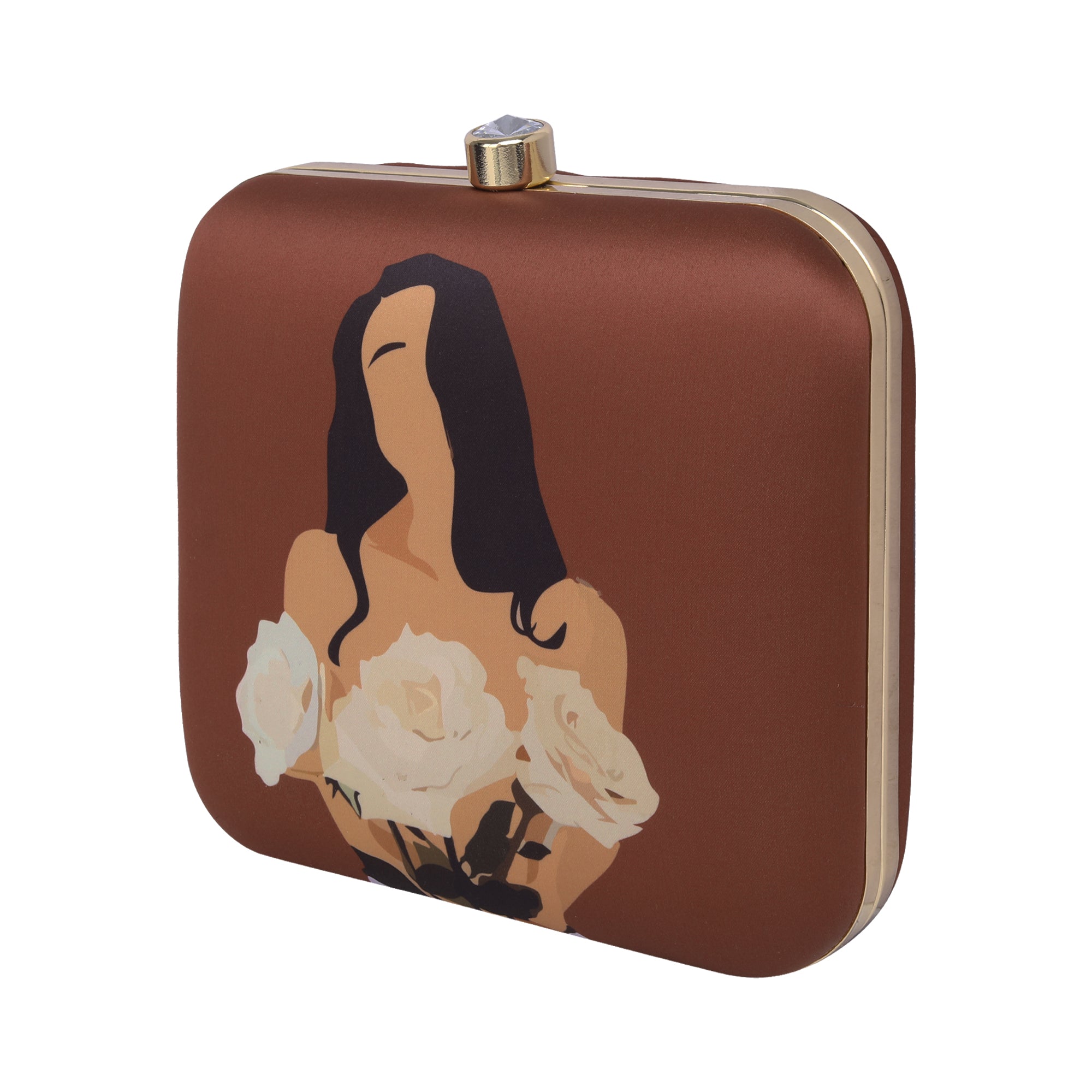 Pretty Girl Printed Clutch