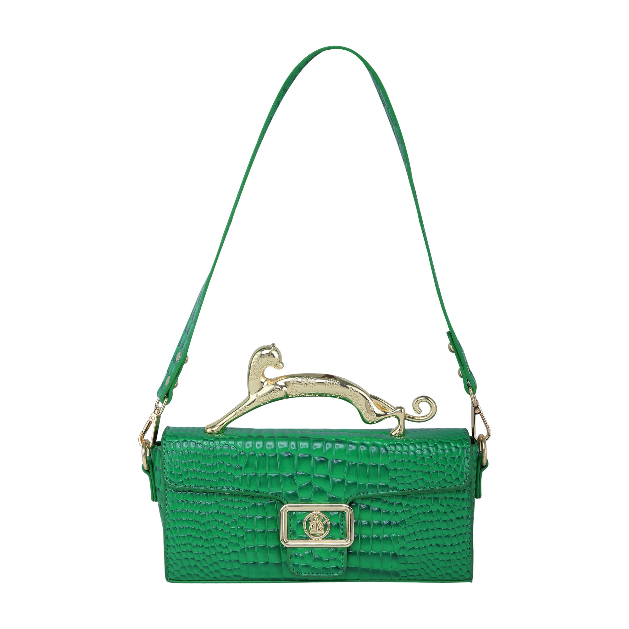 Crocodile Print Luxury Handbag