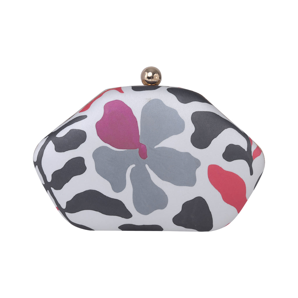 Floral Printed Clutch