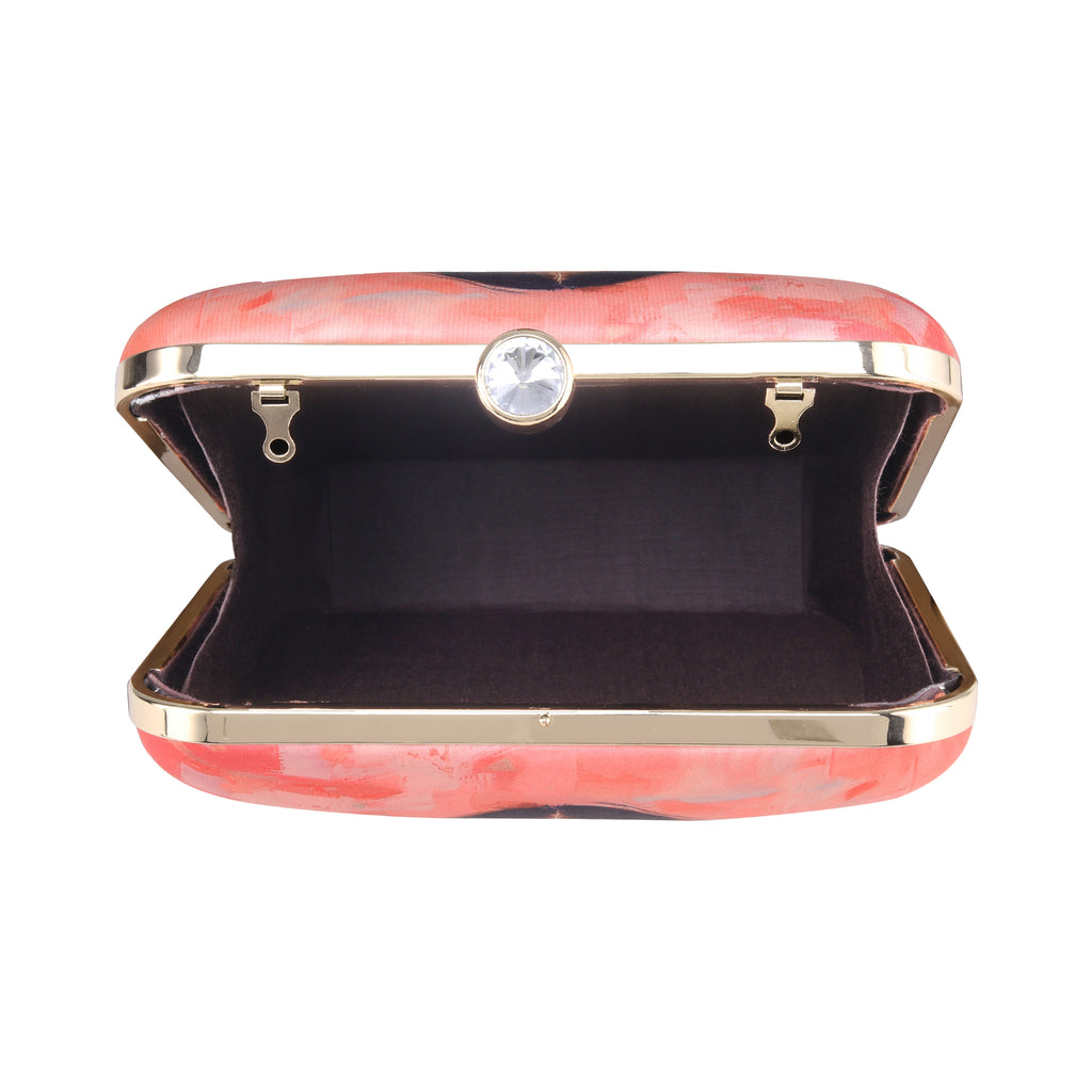 Brown Girl Printed Clutch