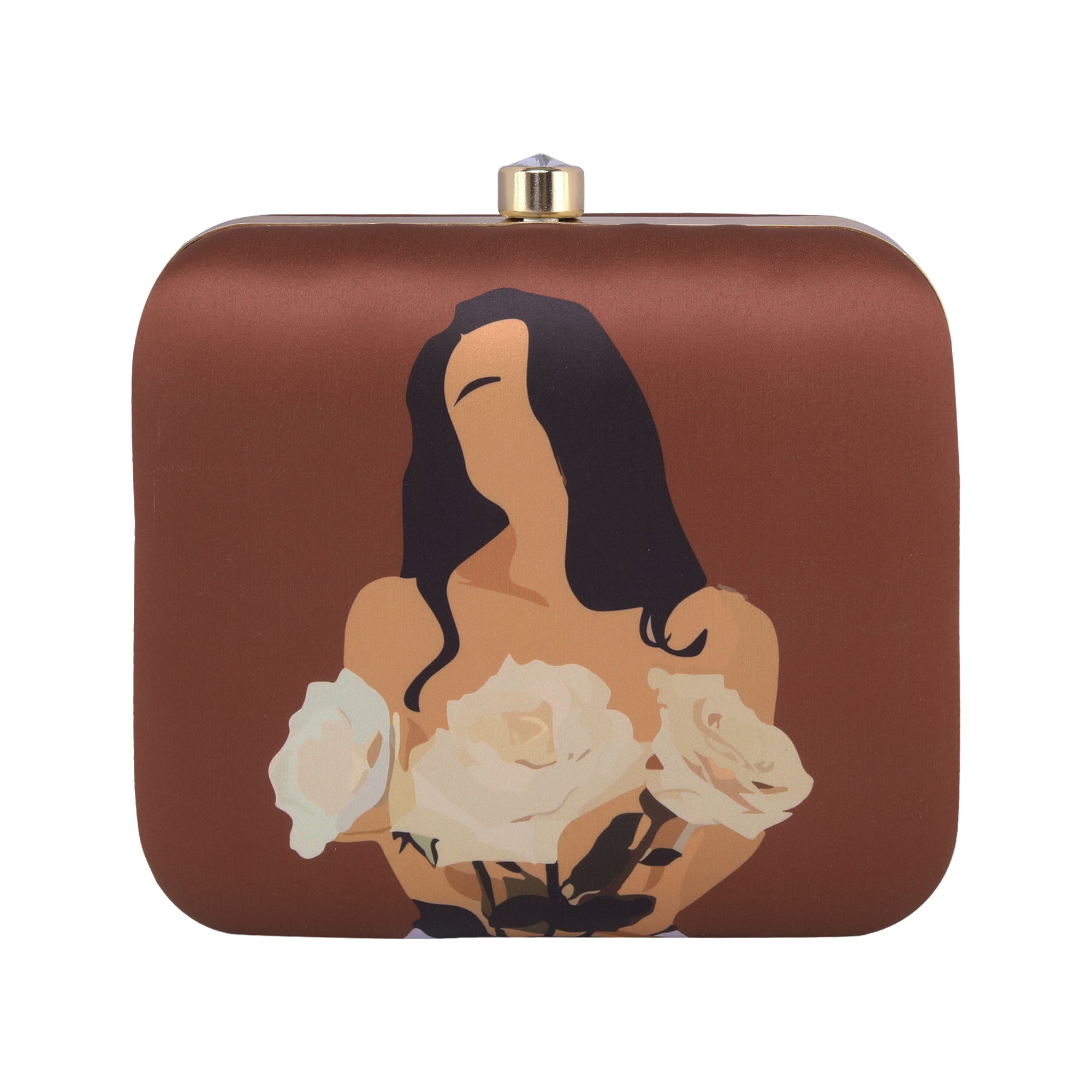 Pretty Girl Printed Clutch