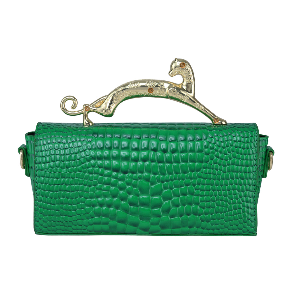 Crocodile Print Luxury Handbag