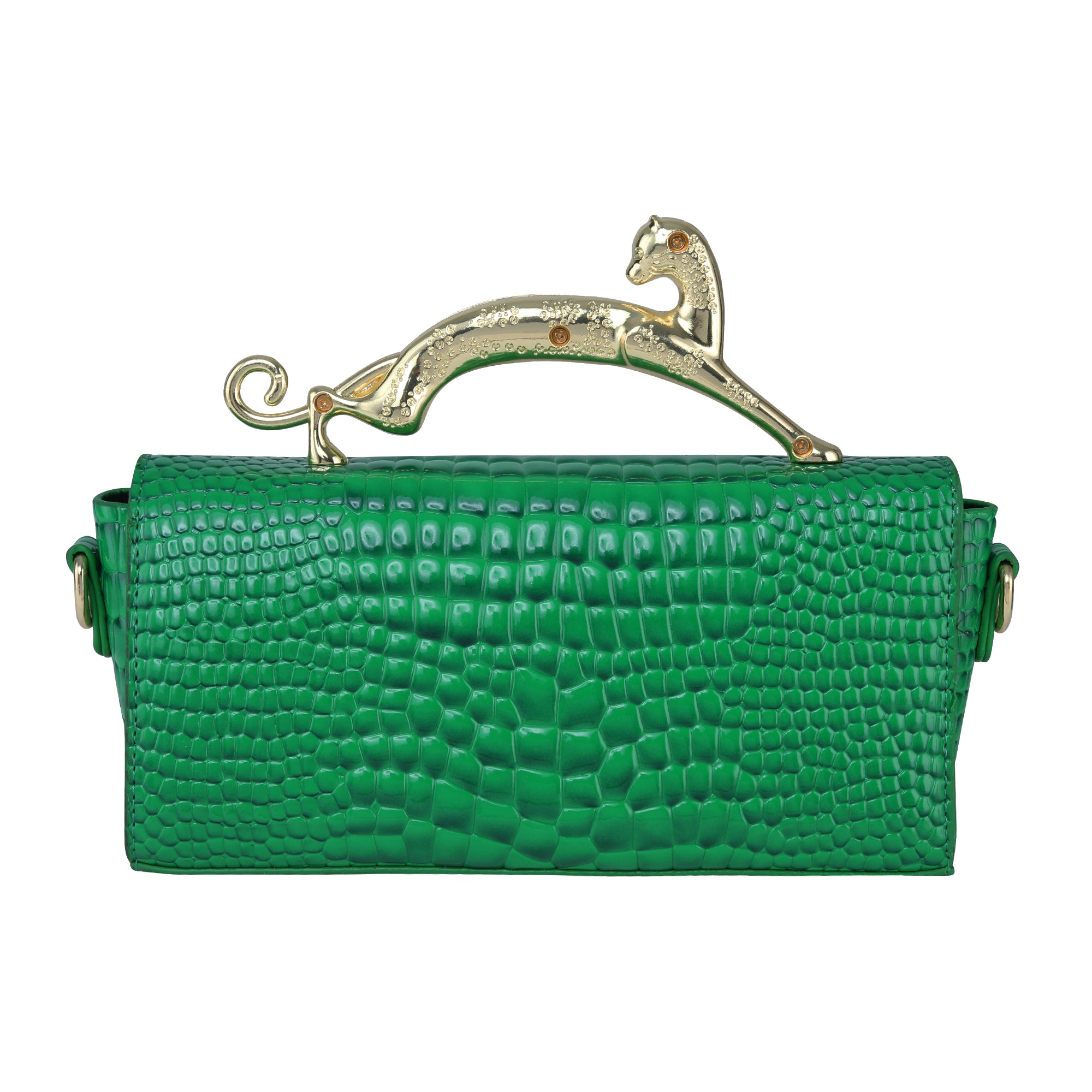 Crocodile Print Luxury Handbag