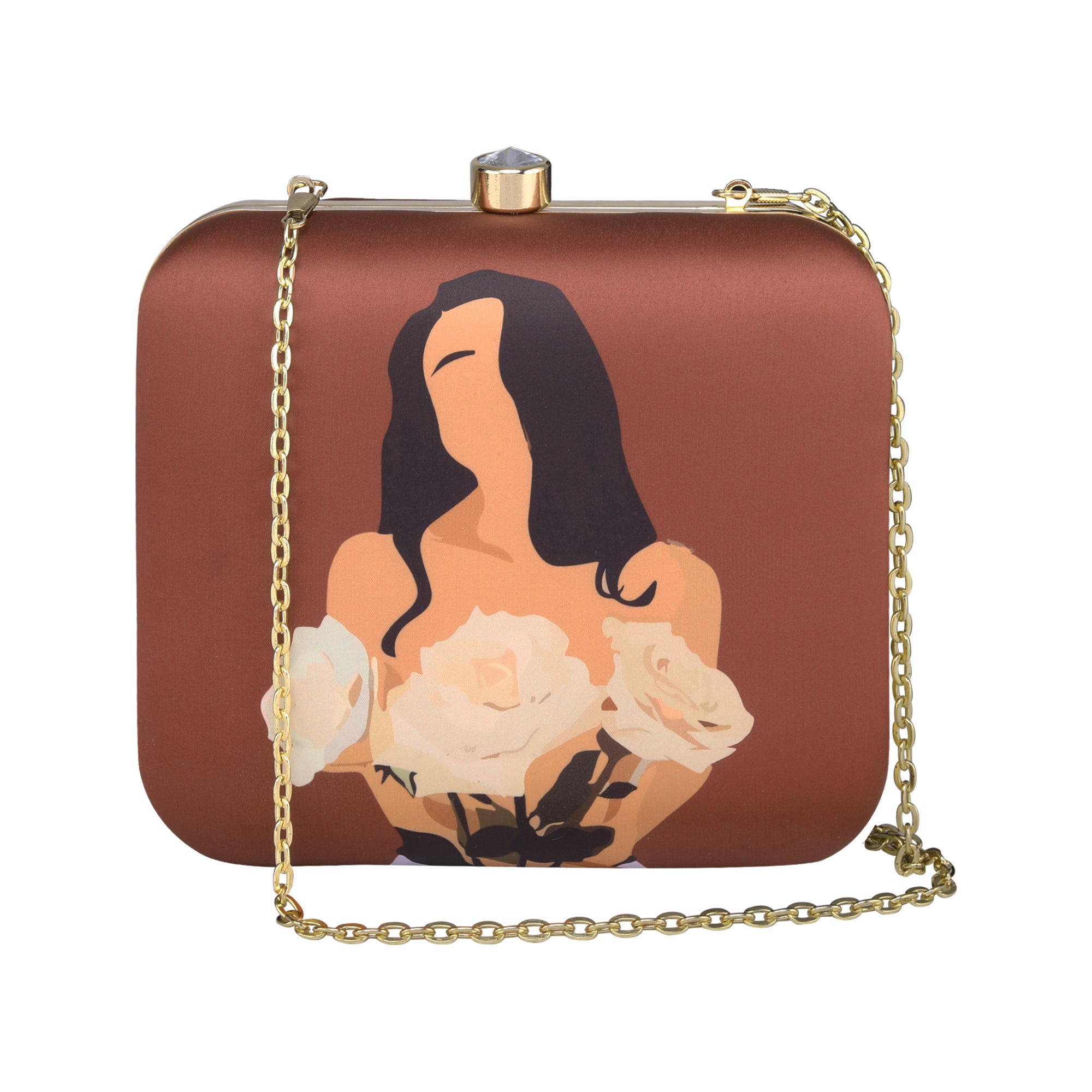 Pretty Girl Printed Clutch