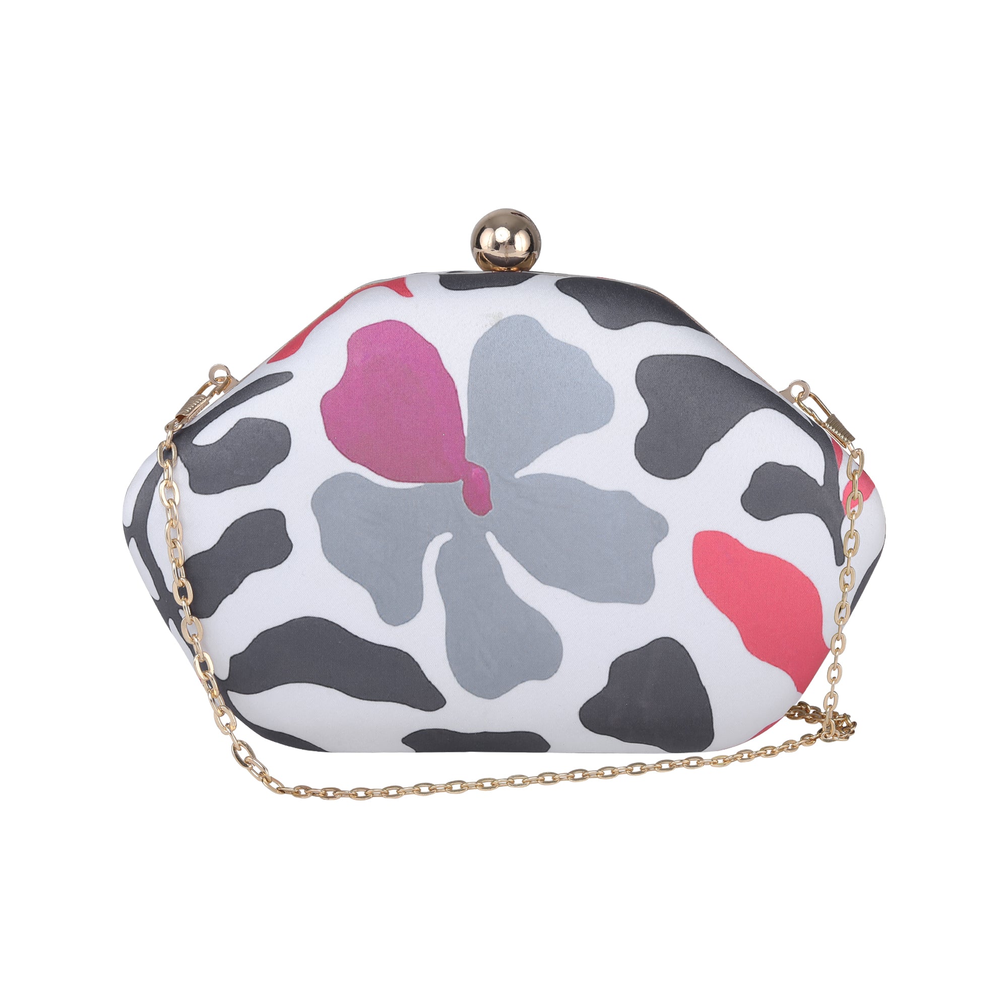 Floral Printed Clutch